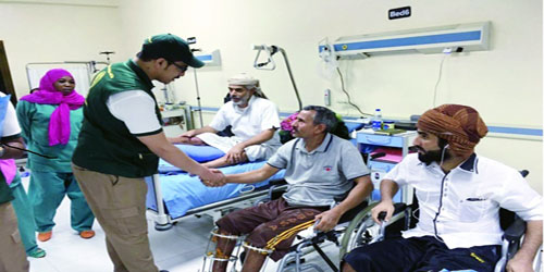 مركز الملك سلمان للإغاثة: تمديد 5 عقود مع مستشفيات خاصة داخل اليمن لعلاج المصابين 