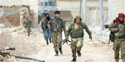 الجيش التركي يقتل 33 من داعش شمالي سوريا 