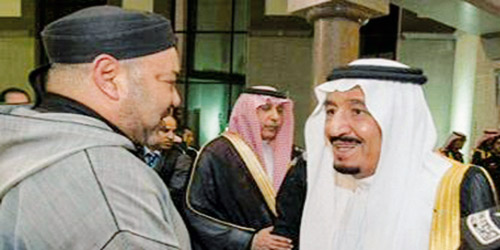  الملك سلمان مع ملك المغرب محمد السادس
