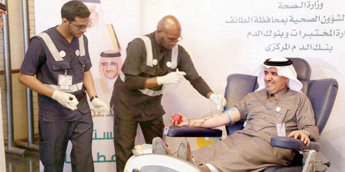 من حملة التبرع بالدم