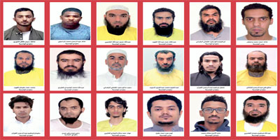 الداخلية: تفكيك أربع خلايا عنقودية إرهابية والقبض على (18) شخصاً بينهم يمنيان وسوداني 
