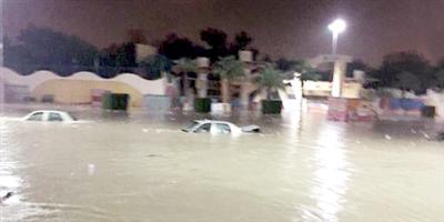 أمطار غزيرة على الرياض.. والدفاع المدني يحذر.. والهلال الأحمر يستعد 