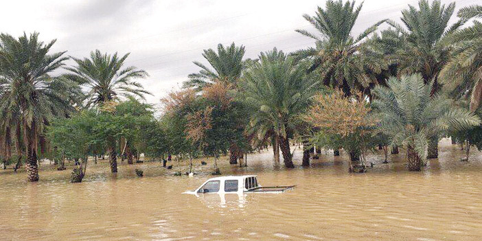  الأمطار الغزيرة التي هطلت على مدينة الدلم