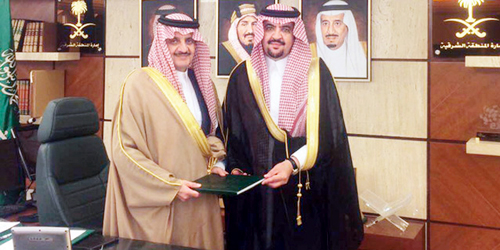  الأمير سعود بن نايف وأمين منطقة تبوك