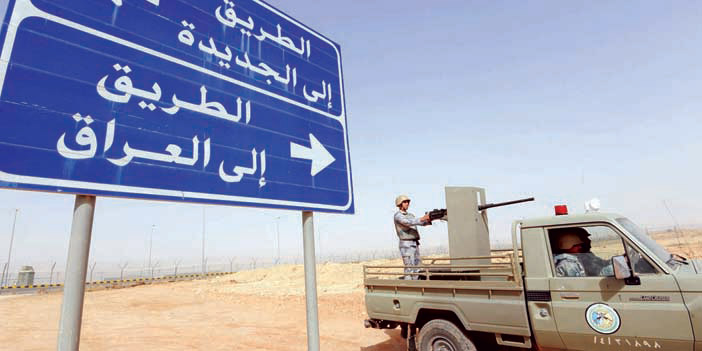   قوات حرس الحدود السعودي في مهمة مراقبة ورصد على الحدود السعودية - العراقية بمحافظة عرعر