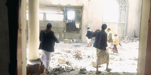 أدانوا جريمة الحوثي التي استهدفت مسجداً في مأرب وقتلت العشرات من المصلين 