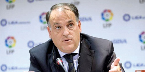  خافيير تيباس رئيس رابطة الدوري الإسباني
