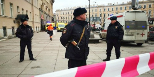 توقيف 6 مجندين «لأرهابيين» في سان بطرسبورغ الروسية 