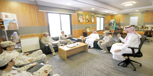  جانب من اجتماع التنسيق بشأن إقامة معرض القوات المسلحة
