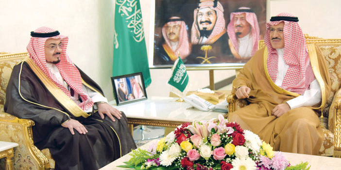  الأمير مشعل مستقبلاً نائب رئيس مجلس الشورى