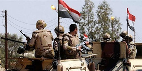 الجيش المصري يدمر بؤرًا للعناصر الإرهابية في سيناء 