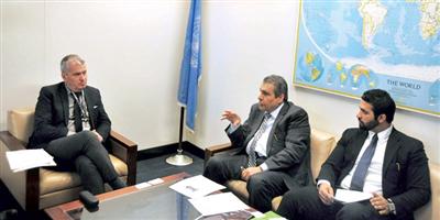 وفد مؤسسة الأمير محمد بن فهد العالمية يزور مكاتب الأمم المتحدة في نيويورك 