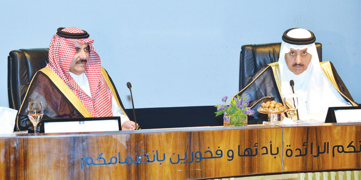  الأمير أحمد بن عبدالعزيز في منصة الحفل