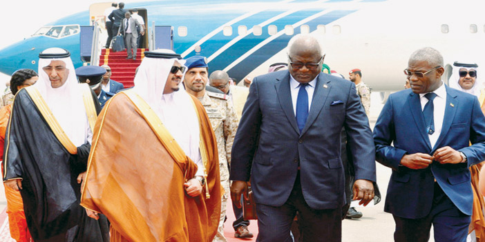  وصول رئيس سيراليون إلى الرياض