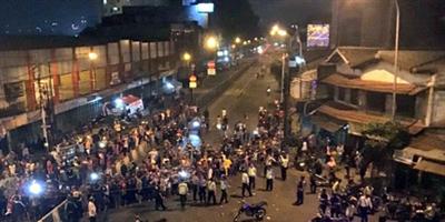 الشرطة الإندونيسية تعتقل 3 يشتبه بصلتهم بتفجيري جاكرتا 