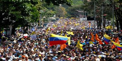 صدامات خلال تظاهرة للمعارضة الفنزويلية دفاعاً عن حرية التعبير 