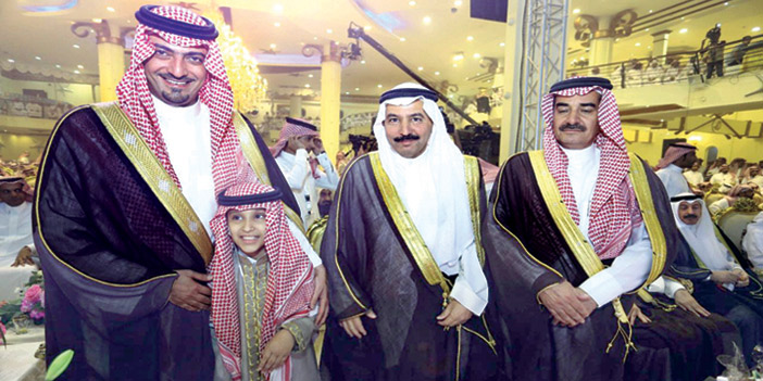  الأمير سعود بن عبدالله مع أبن الفقيد رحمه الله