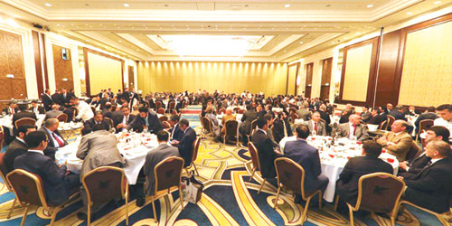 سفراء ودبلوماسيون أتراك على مائدة إفطار السفير الخريجي 