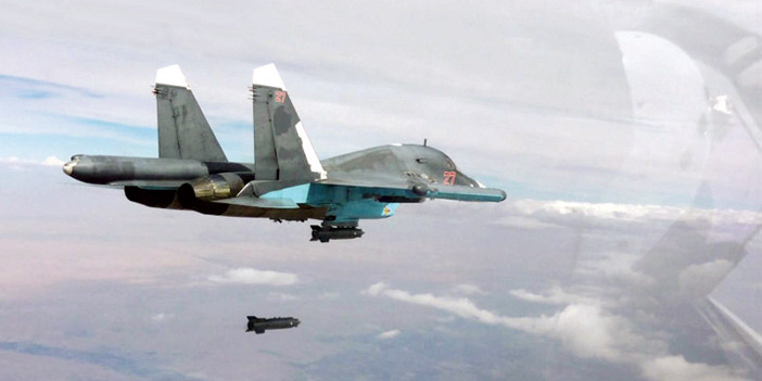   الطائرات الروسية تقصف أهدافاً لداعش في الرقة