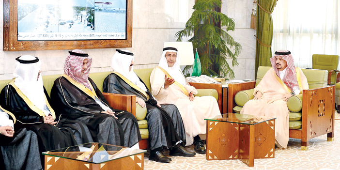 استقبل رؤساء بلديات منطقة الرياض 