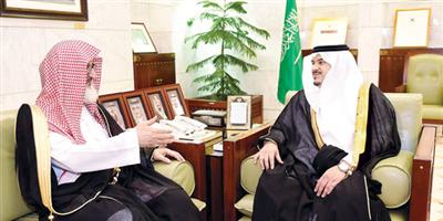نائب أمير منطقة الرياض يستقبل الشيخ محمد آل الشيخ وسفير تركمانستان 