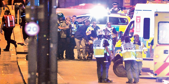  جانب من أحداث اعتداءات لندن