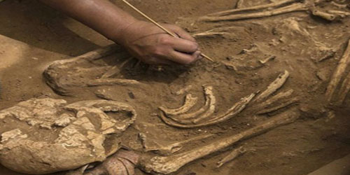 العثور على عظام بشرية تعود إلى 300 ألف سنة 