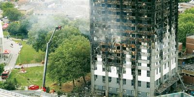 ارتفاع ضحايا حريق البرج السكني في لندن 