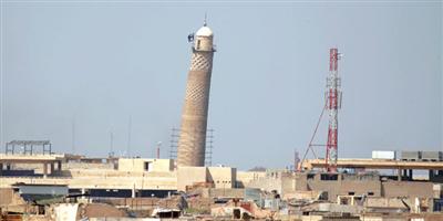 الإرهابيون يفجرون منارة الحدباء التاريخية مع تقدم القوات العراقية بالموصل 