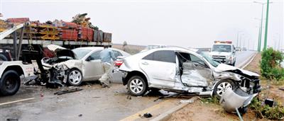 السعودية ثالث دولة في الشرق الأوسط في نسبة الحوادث المرورية 