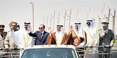 الرئيس المصري يفتتح أكبر قاعدة عسكرية في الشرق الأوسط 