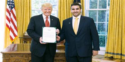 الرئيس الأمريكي يتسلم أوراق اعتماد خالد ابن سلمان سفيرًا للمملكة لدى واشنطن 