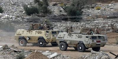 الجيش المصري يحبط محاولة إرهابية لاستهداف منطقة عسكرية 