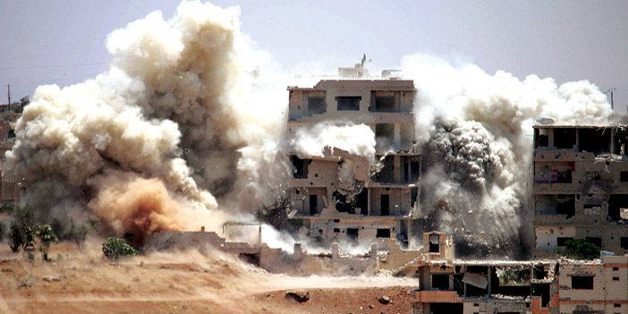  شدة القصف الذي يتعرض له المدنيون بشكل يومي في سوريا
