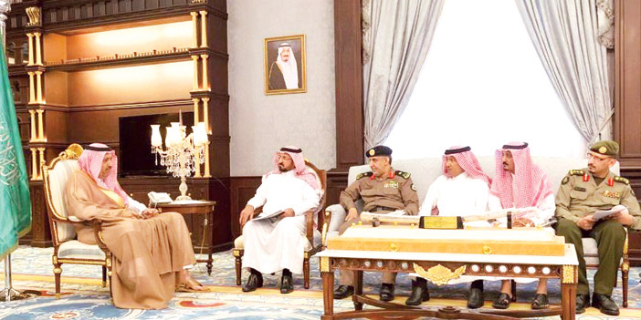  أمير منطقة الباحة يستقبل نائب رئيس شركة أرامكو