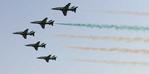 «الصقور السعودية» تشارك باكستان احتفالاتها بذكرى الاستقلال 