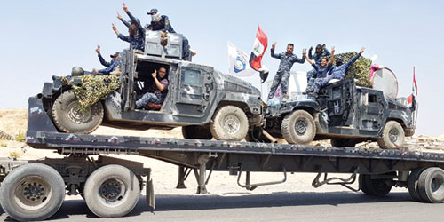  عربات الجيش العراقي تتوجّه لتلعفر لقتال تنظيم داعش