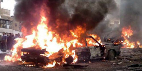 مقتل 3 أشخاص في انفجار سيارة بمدينة اللاذقية  
