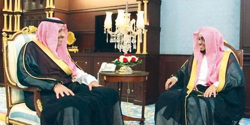  الأمير حسام بن سعود مستقبلاً السلمي