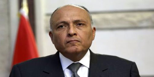وزراء خارجية مصر وتونس والجزائر: 