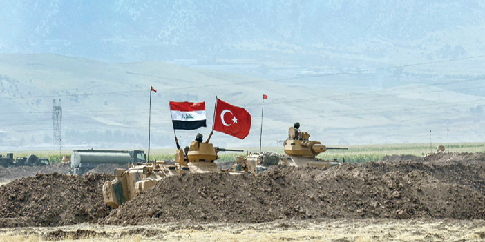  مناورات عراقية تركية على حدود كردستان بعد الاستفتاء