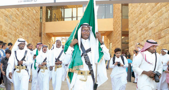 الجمعية السعودية للمحافظة على التراث تنظم المسيرة الوطنية (بيرق) 