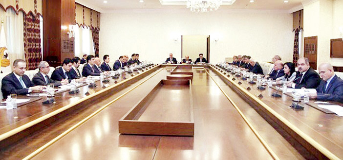  جانب من الجلسة الخاصة لمجلس وزراء كردستان