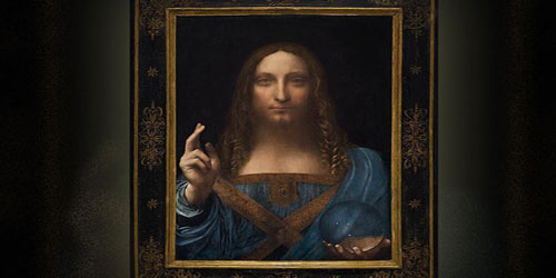 بيع لوحة «سلفاتور موندي» لـ(دافنشي) بـ(100) مليون دولار 