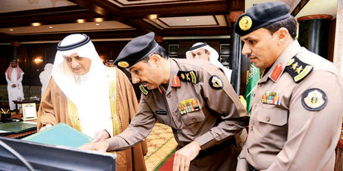  الأمير فهد بن سلطان يدشن المشروعات الأمنية