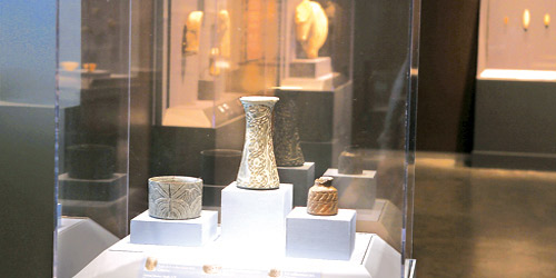  المعرض يعرض مجموعة من أنفس القطع الأثرية السعودية