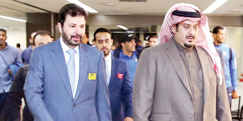  السفير البراك خلال استقباله الأمير نواف بن سعد
