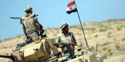مقتل 4 إرهابيين في حملة للجيش المصري بسيناء 