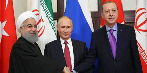 دعم تركي إيراني لروسيا لعقد مؤتمر وطني سوري في روسيا 