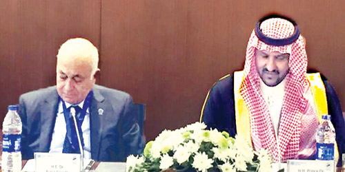 بحضور الرئيس الفخري لمركز التحكيم التجاري لدول مجلس التعاون الخليجي: 